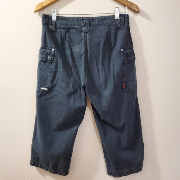 Vintage FUBU - 90s Y2K black cargo shorts - Size 7/8 - Picture 5 of 9